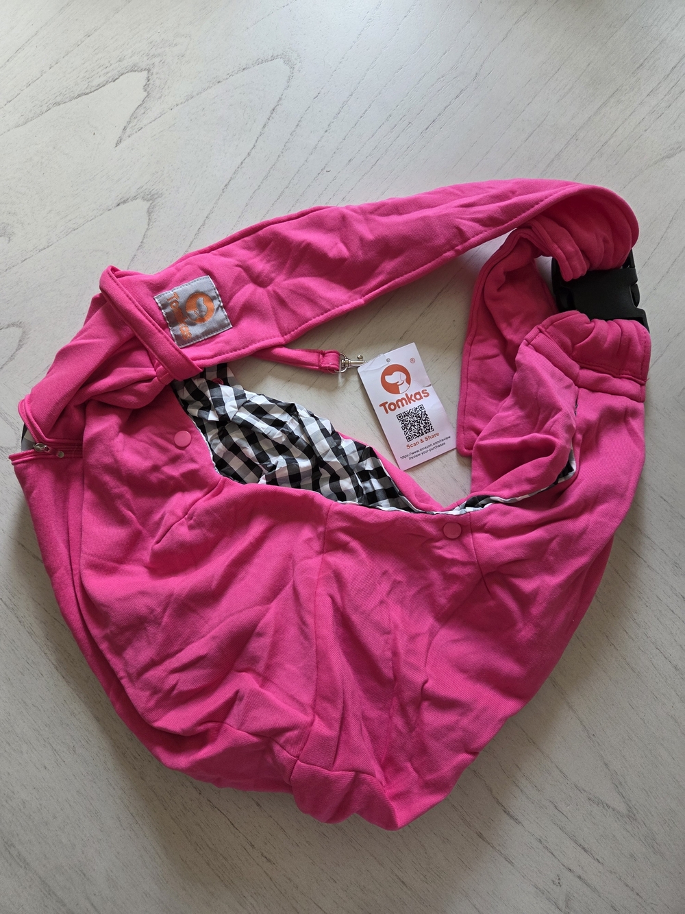 Tomkas Small Dog or Cat Sling Carrier Pink